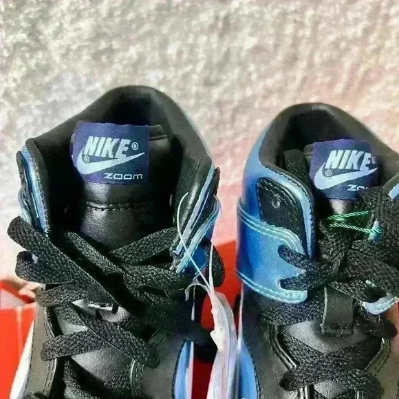 2008 NIKE DUNK HIGH PREMIUM ICE BLUE & BLACK 11.5M DS - Picture 6 of 16